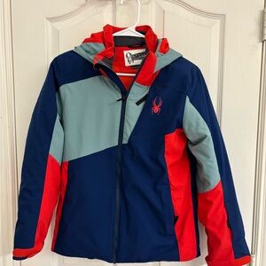 Spyder Red and Blue Ski Jacket